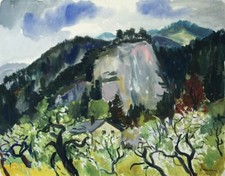 Rudolf Buchner (1894-1962)- Voralpenlandschaft - Gutenstein- Aqua./Pap. sign.