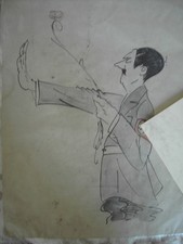 Adolf Hitler , Karikatur