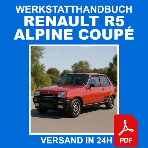 Werkstatthandbuch renault - renault, r5