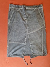 Patchwork - Rock, grau, mit sehr hohem Stretch-Anteil, Gr. L