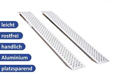 Laderampe Auffahrrampe Auffahrschiene Alu Aluminium 400KG Motorrad Rampe quad