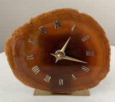 Uhr aus Achat Stein, ca. 13,5