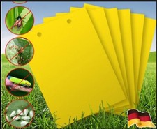 100X Gelbtafeln Gelbsticker Gelbtafel Falle Insektenfalle Trauermücken Kleber DE