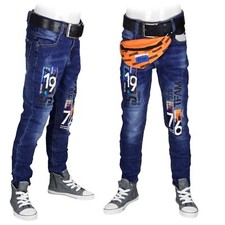 Jeans Jungen Bikerjeans Hose