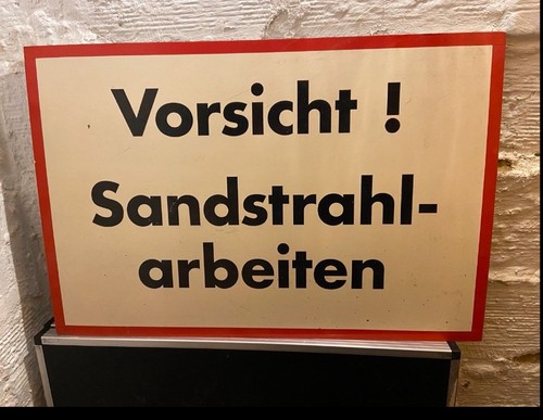 Ddr schild vorsicht - ddr,