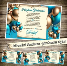 Urkunde Geburtstag 20 30 40 50