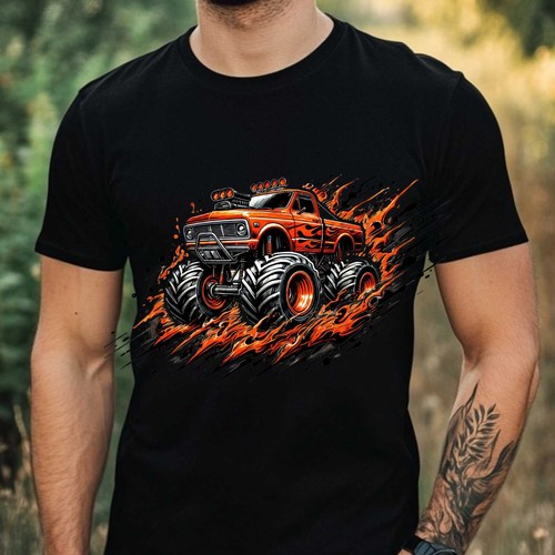 Shirt herren monster truck - herren,