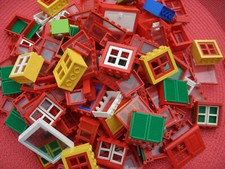 Lego 25 Fenster / Türen City Haus bauen zufällig sortiert