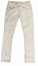 ⭐️Jeans „Rock Revival“ Damen Gr 28 / Debbie T31 Straight - Beige Weiß Neuwertig