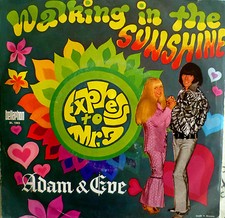 7" 1967 ! ADAM & EVE : Walking In The Sunshine /MINT-?