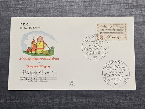 1968 bund fdc - 1968,