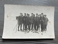 Foto skifahrer vintage 1910 - foto,