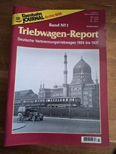 1 Eisenbahn Journal Triebwagen-Report Band 1 Archiv III/96 Fast Neu 99%.