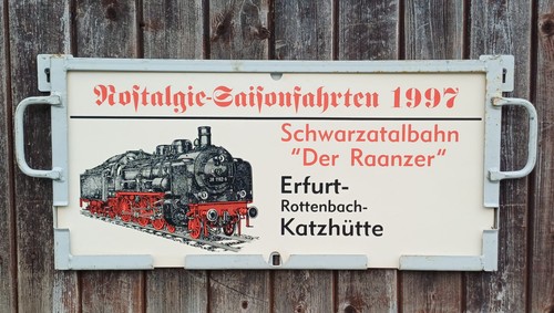 Zuglaufschild aus pvc - zuglaufschild,