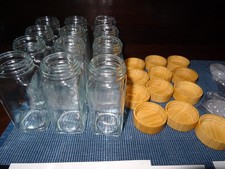 12 Gewürzgläser, Vorratsgläser mit Bambusdeckel und Etiketten