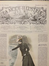 VINTAGE DEKO OBJEKT ZEITSCHRIFT ABBILDUNG DAMEN MODE RETRO SAMMLUNG ILLUSTRATION