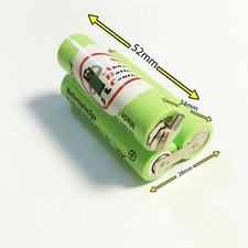 Akkupack Moser ChromStyle 1871 Ersatzakku 3.6V 2300mAh NiMh mit 2,8 Faston  