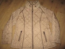 schöne Damen Stepp- Jacke Übergangsjacke CASHEW FLOWERS Gr. 46 (eher 40) hellbra