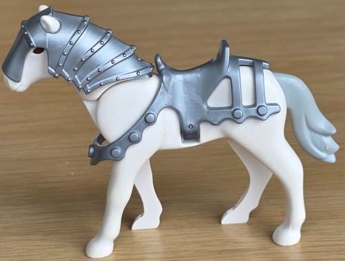 Playmobil pferd weiß mit - pferd,