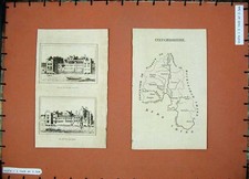 Original alter antiker Druck