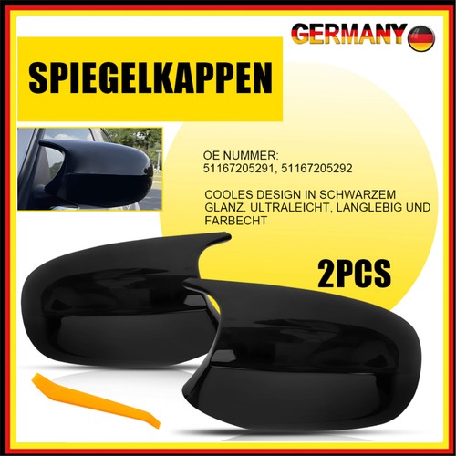 Glanz schwarz spiegelkappen - glanz,