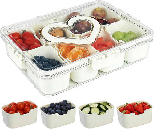 Snackbox mit fächern - snackbox,