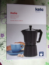 Kela Espressokocher ITALIA für 6 Tassen Espressokanne Kaffeekocher