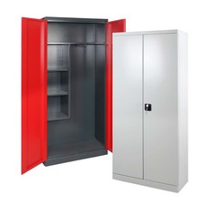 ADB Flügeltürenschrank / Putzmittelschrank (BxHxT) 800 x 1780 x 370 mm