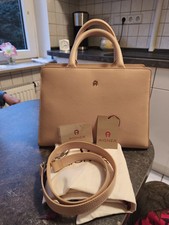 Handtasche Aigner Leder Nude