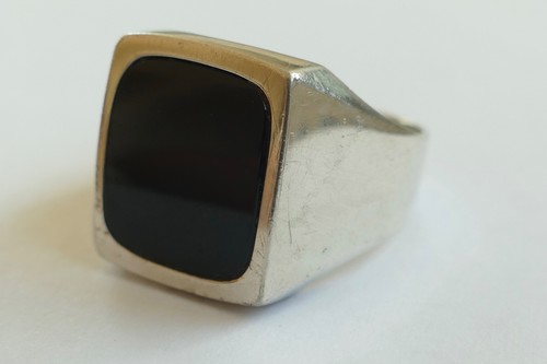 Ring herrenring siegelring - herrenring, mit