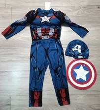 H&M Captain America Kostüm 104 Jungen Marvel Fasching Karneval Superheld