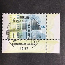 Mi.-Nr. 2802 - Konrad Zuse  - ESST Berlin - Ecke UR