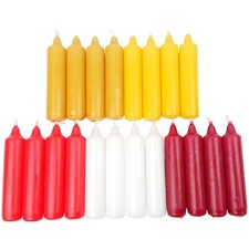 Adventskerzen rot/antikrot/gelb/natur/weiss/champagner /4 Größen  Baumkerzen