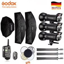 3*Godox SK400II 2.4G 400W