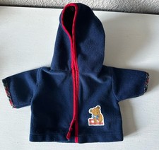 Puppe Bär Jacke Mantel dunkelblau Fleece schlicht Käthe Kruse Schildkröt u.a