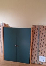 Hülsta Now Sidebord aus 3 x Wange 6R 107cm + Neu/OVP 2 X Türelement 6R opalgrün