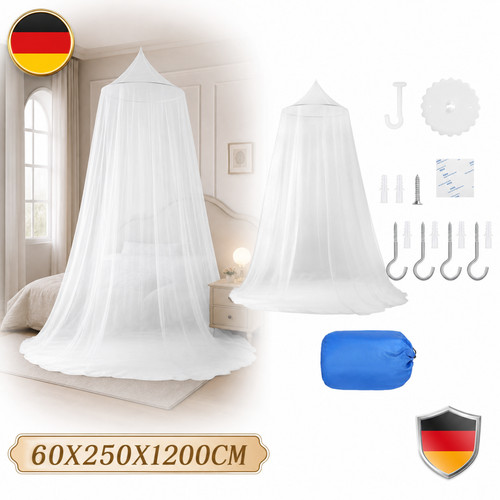 Großes mückennetz betthimmel - mückennetz,