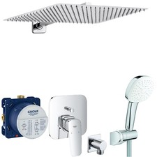 Grohe Cubeo Armatur Duscharmatur Unterputz Set Regendusche Duschsystem Cube A52