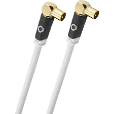 OEHLBACH Transmission Edge Antennenkabel mit Winkelstecker 4K HDTV UltraHD 75cm