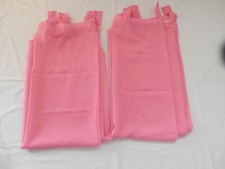 2 x Gardienen Schlaufenschal Folie mit Kräuselband transparent 235 (245) x 135