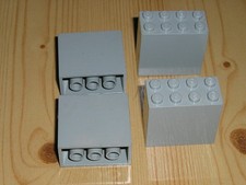 Lego 4x 30144 grau Stütze