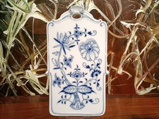 MEISSEN Zwiebelmuster  - edles Brettchen / Frühstücksbrettchen - 20cm x 11cm