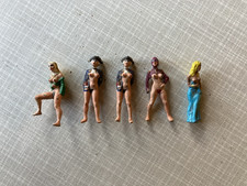 Figuren - Nackt - Rotlichtbezirk - Damen - Zinn - Eisenbahn-Anlage - Spur H0