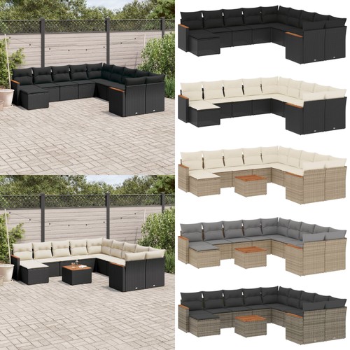 Poly rattan lounge - rattan,