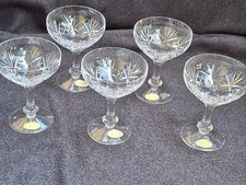 5 x Sekt Champagner Schalen