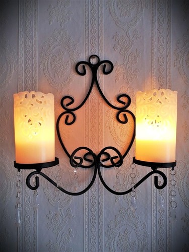 Gothic wandkerzenhalter barock - wandkerzenhalter,