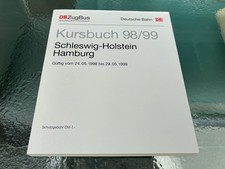 DB Kursbuch 1998/99 Schleswig-Holstein Hamburg Fahrplan Autokraft Bahn Bus ÖPNV