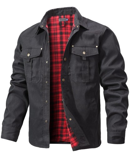 Herren hemdjacke flanell - herren,
