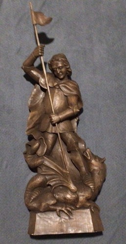Handgeschnitze holzfigur - handgeschnitze, hl