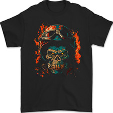 Biker Gorilla Skull Motorrad